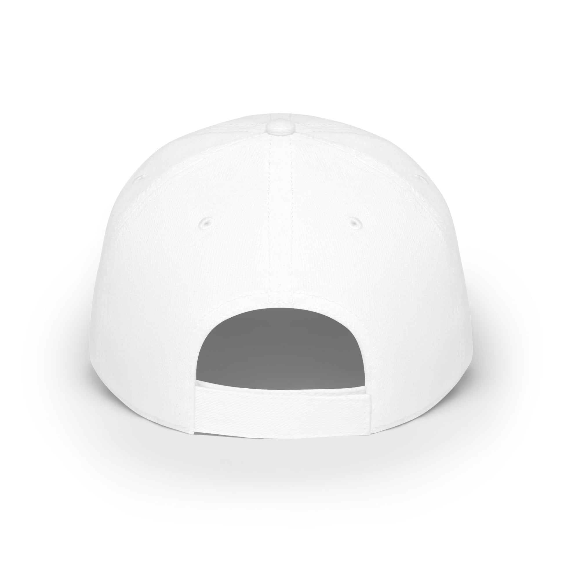 “HIERS” White Low Profile Baseball Cap - Casual Style, Gift for Friends, Trendy Hat for Everyday Wear, Summer Accessory, Quotes Cap