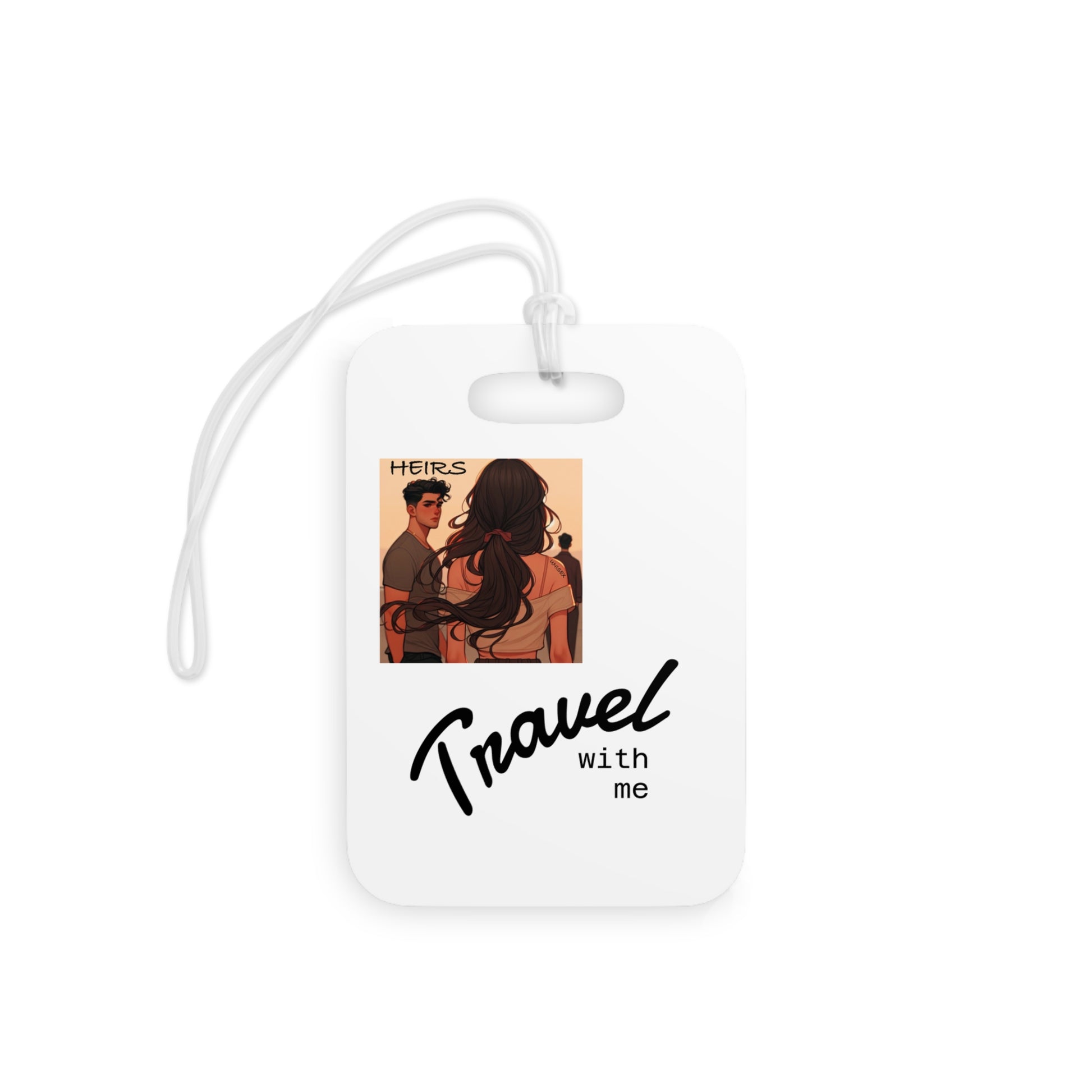 “HEIRS” Travel-Inspired Luggage Tags, Personalized Travel Accessories for Adventurers, Ideal for Trips and Vacations, Gift for Travelers, [...]